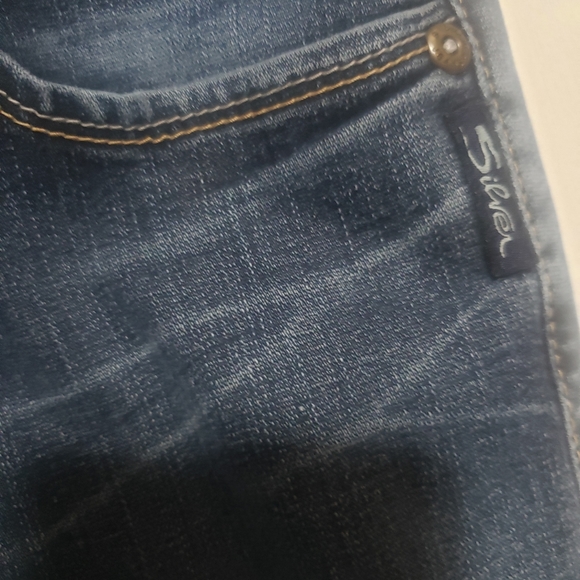 Ladies Silver Jeans Aiko Cropped/Capris Size 30 - Picture 11 of 13